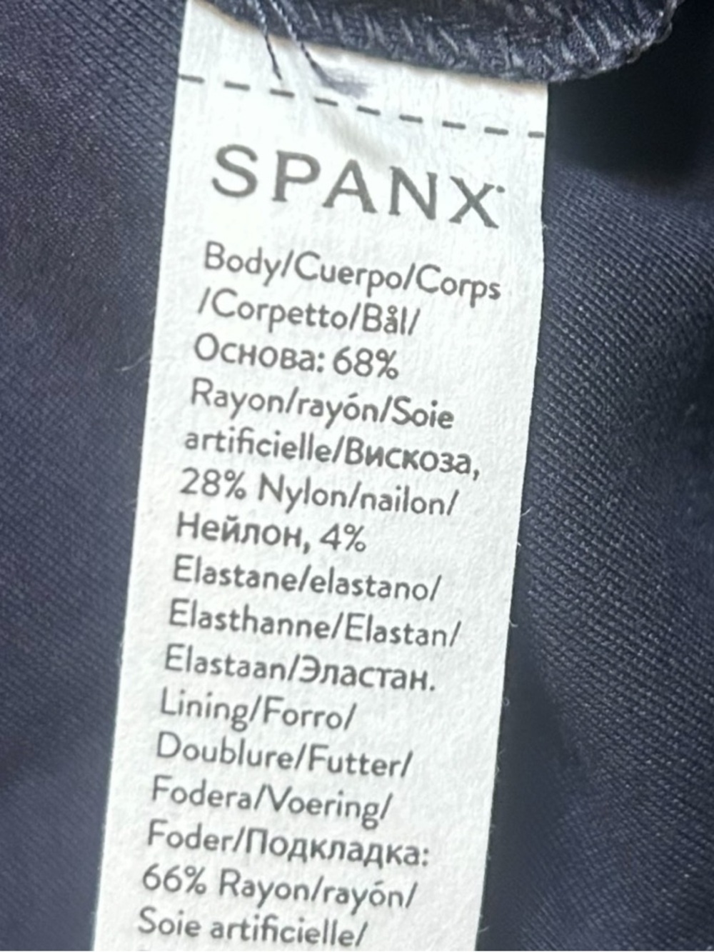 SPANX Ponte Sleeveless Midi Dress- NAVY BLUE- Size Large - Picture 11 of 13